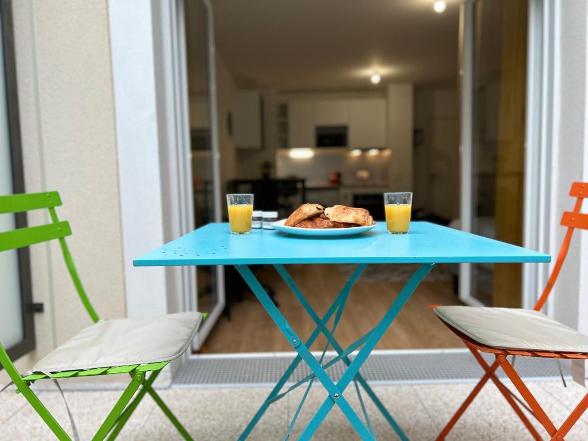 Studio Spacieux 4 Personnes Avec Terrasse Privee & Bureau - Gare A 4Min, Paris En 30Min فيليرز سور مارن المظهر الخارجي الصورة
